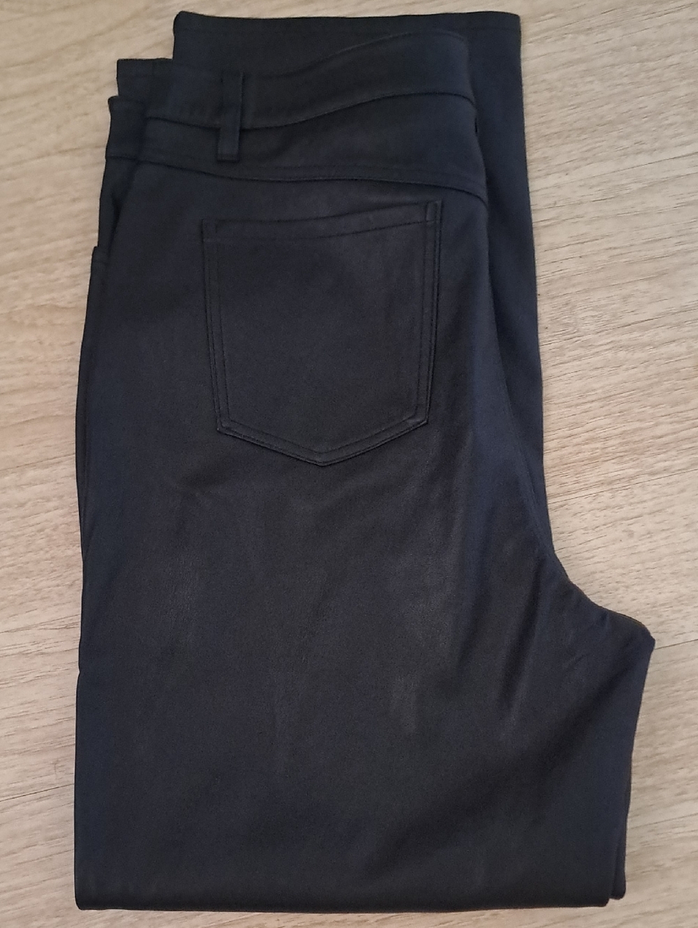 I'N'C INTERNATIONAL CONCEPTS IBlack Faux Leather Skinny Pants - Picture 8 of 10